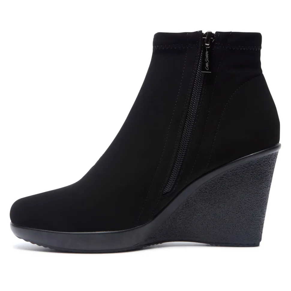 Livia Black Stretch Ankle Boot