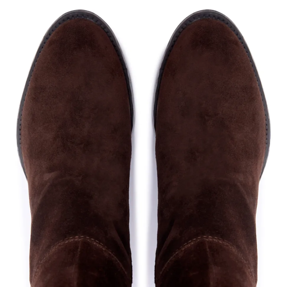 Lodeve Brown Suede Ankle Boots