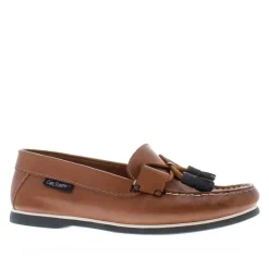 Matteo Tan Leather Deck Shoes