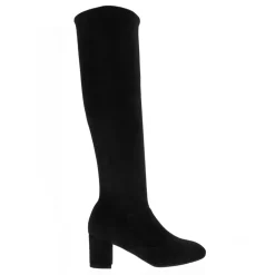 Mimosa Black Italian Suede Knee High Boots