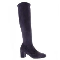 Mimosa Navy Italian Suede Knee High Boots