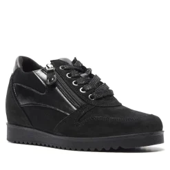 Nemoli Black Leather Trainers