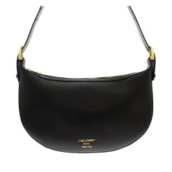 Osoppo Black Leather Shoulder Bag