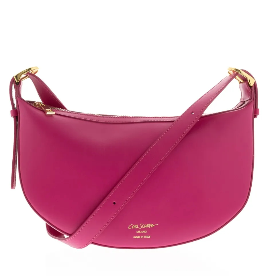 Osoppo Fuchsia Leather Shoulder Bag