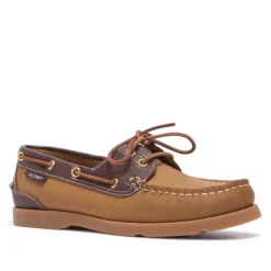 Palazzo Tan Leather Loafers
