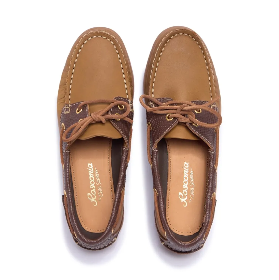 Palazzo Tan Leather Loafers