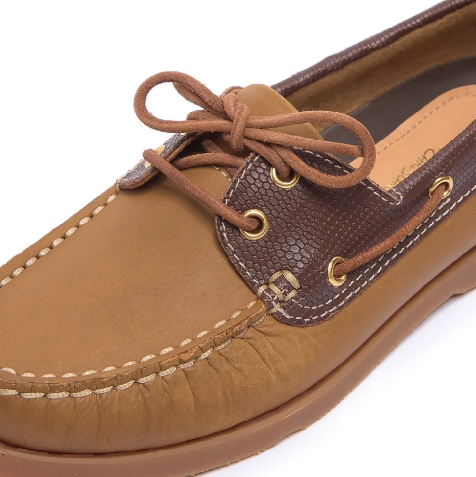 Palazzo Tan Leather Loafers