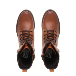 Paulette Brandy Lace-Up Ankle Boots
