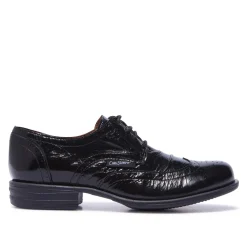 Perla Black Patent Leather Loafers