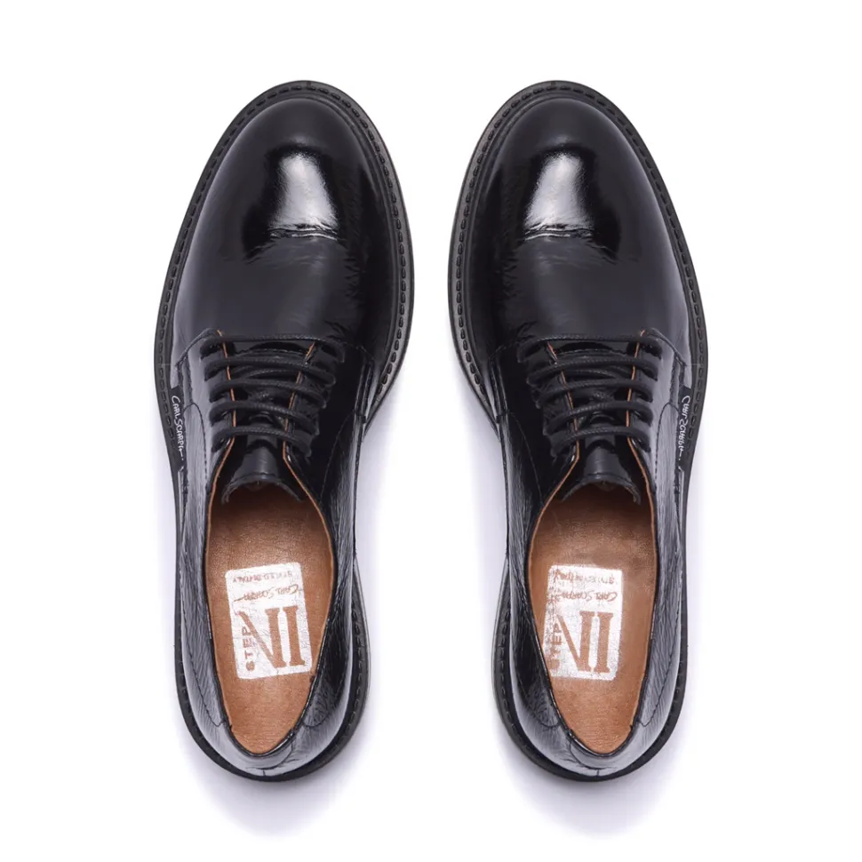 Plinio Black Patent Leather Loafers