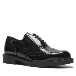 Pronto Black Leather Loafers