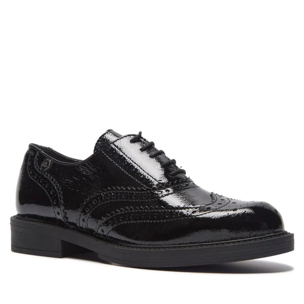 Pronto Black Leather Loafers