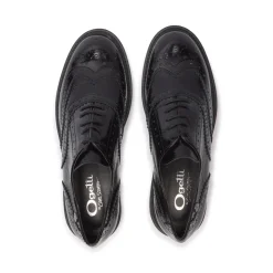 Pronto Black Leather Loafers
