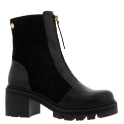 Ranzoni Black Leather Ankle Boots