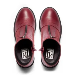 Ranzoni Bordo Leather Ankle Boots