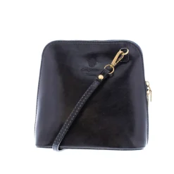 Renata Blue Italian Leather Crossbody Bag