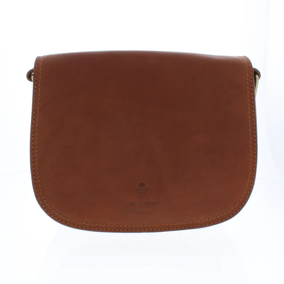 Rosalinda Tan Leather Cross-Body Bag