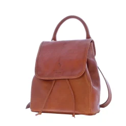Rosaura Tan Italian Leather Backpack