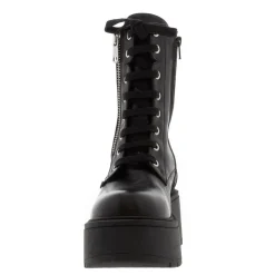 Sabbati Black Leather Ankle Boots
