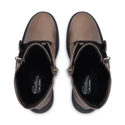 Sabbati Taupe Leather Ankle Boots