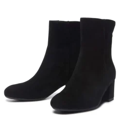 Sartina Black Suede Ankle Boots
