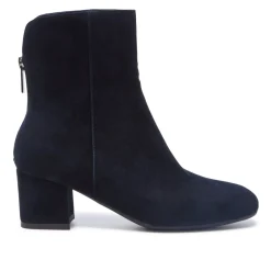 Sartina Navy Suede Ankle Boots