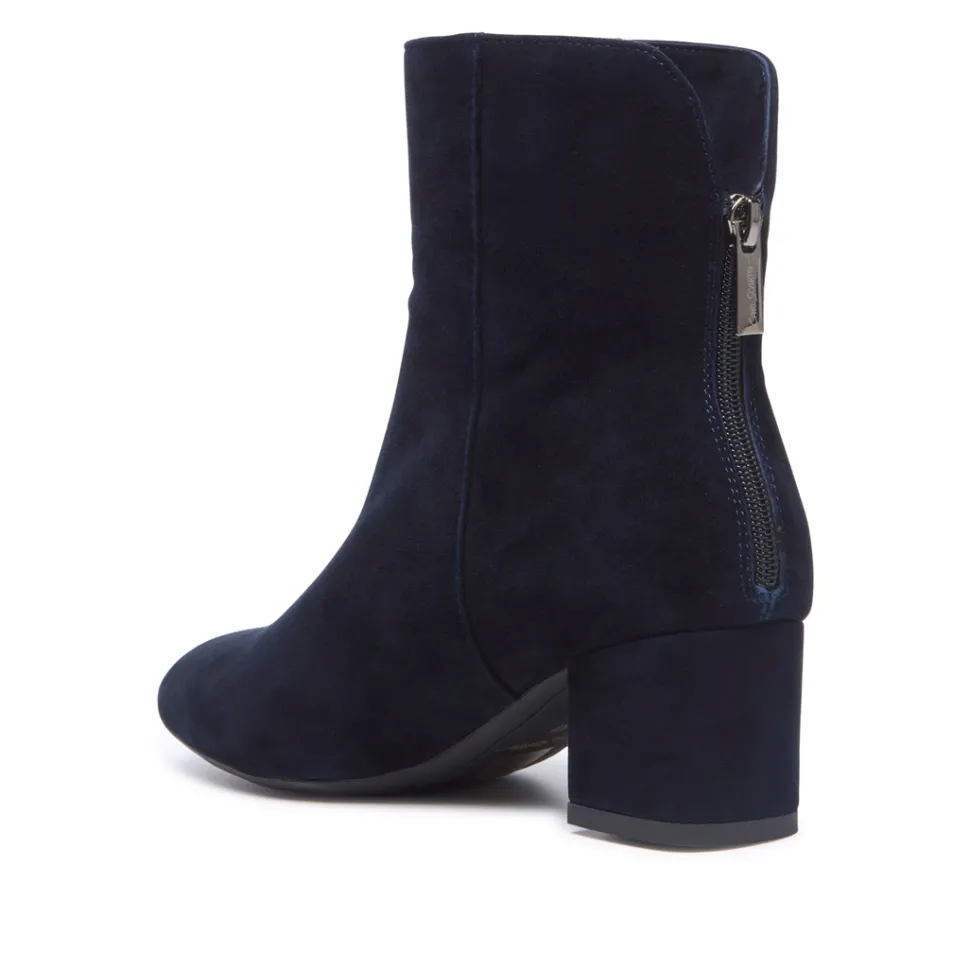 Sartina Navy Suede Ankle Boots