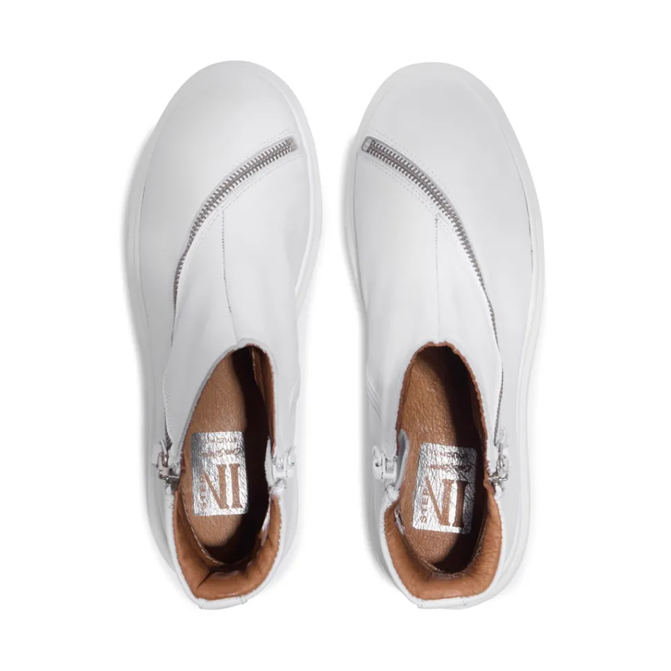 Serpa White Leather Trainers