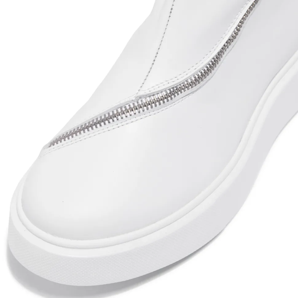 Serpa White Leather Trainers