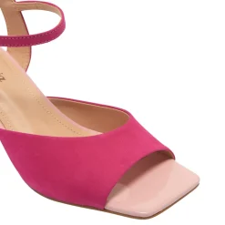 Setallo Fuchsia Block Heel Courts