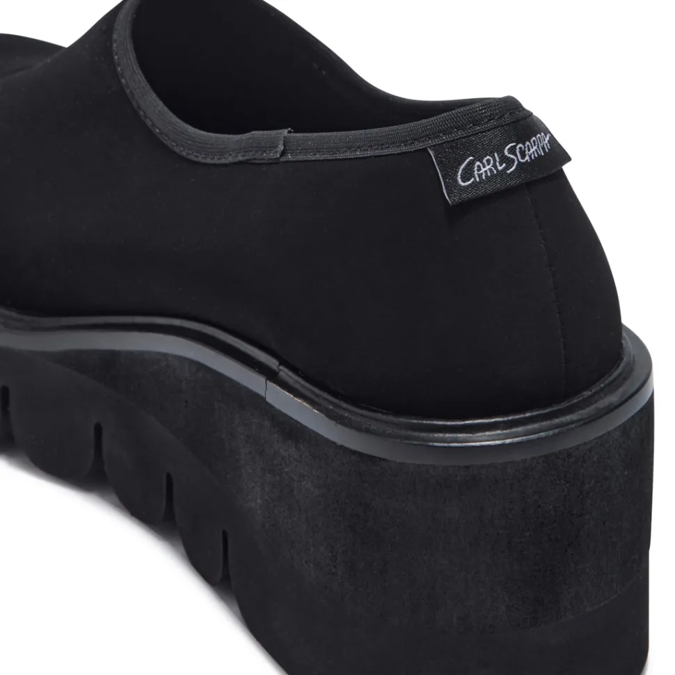 Sevato Black Stretch Loafers