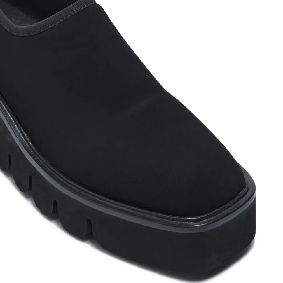 Sevato Black Stretch Loafers