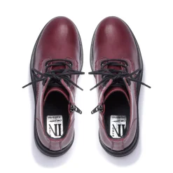 Seville Bordo Leather Ankle Boots