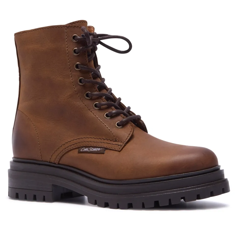 Seville Tan Leather Ankle Boots