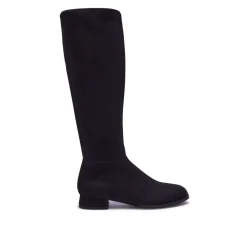 Solene Black Stretch Long Leg Boot