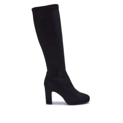 Soleste Black Stretch Long Leg Boot