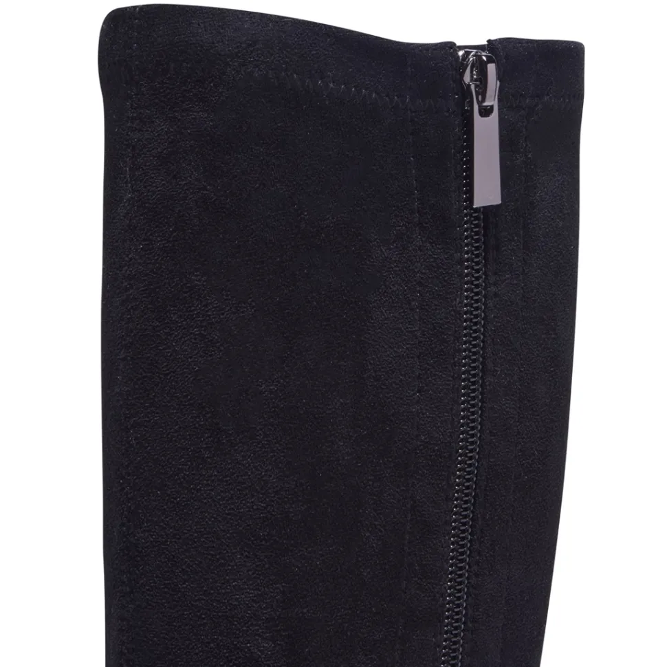 Soleste Black Stretch Long Leg Boot