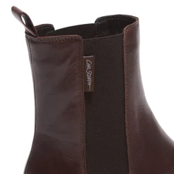 Solette Brown Leather Chelsea Boots