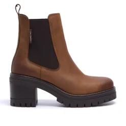 Spoleto Brown Leather Ankle Boots