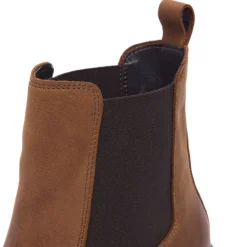 Spoleto Brown Leather Ankle Boots