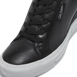 Tabita Black Leather Trainers