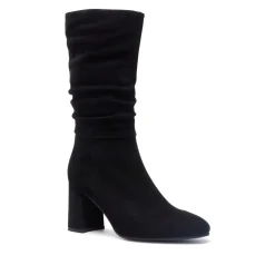 Tipici Black Suede Ankle Boots