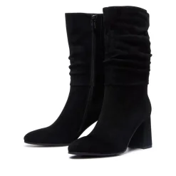 Tipici Black Suede Ankle Boots