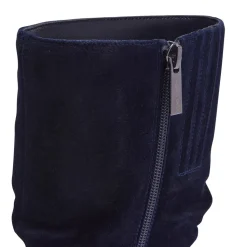 Tipici Navy Suede Ankle Boots