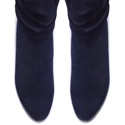 Tipici Navy Suede Ankle Boots