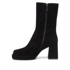 Tropea Black Suede Ankle Boots