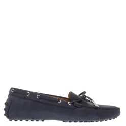 Venerdi Navy Nubuck Suede Loafers