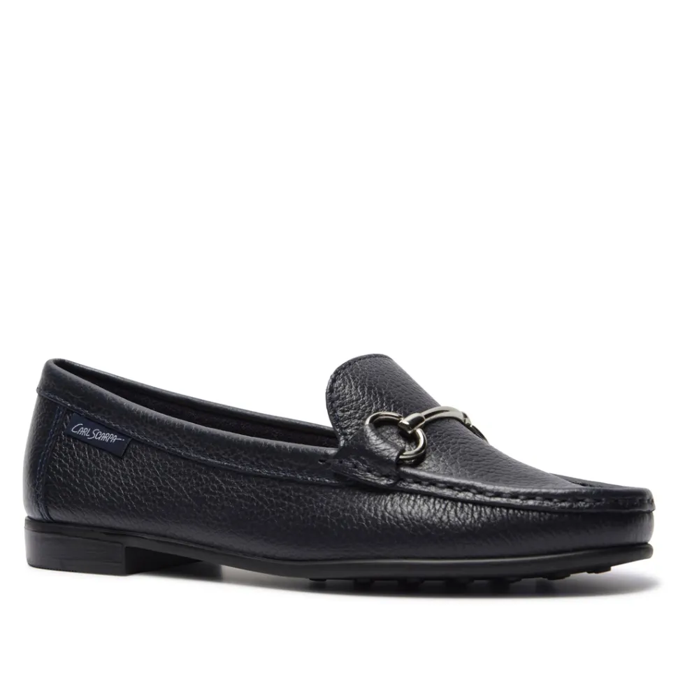 Veroso Black Leather Loafers