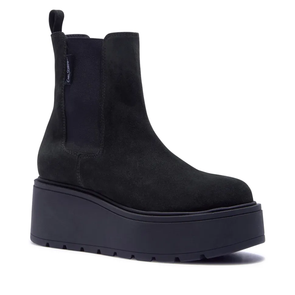Zennie Green Suede Ankle Boots