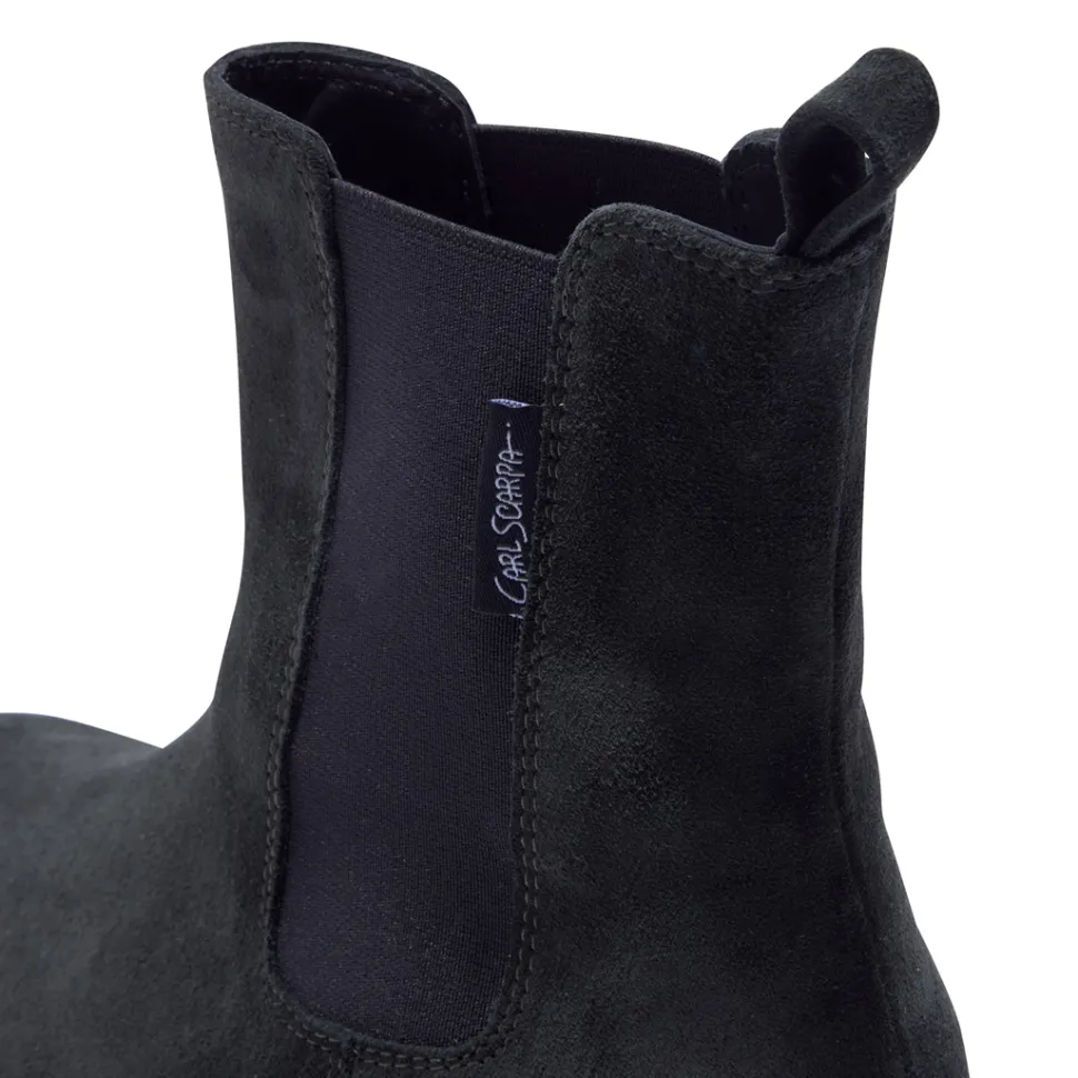 Zennie Green Suede Ankle Boots